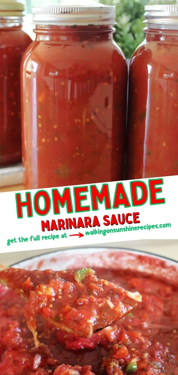 canning recipe for marinara sauce.