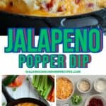 Pinterest photo of Jalapeno Popper Dip.