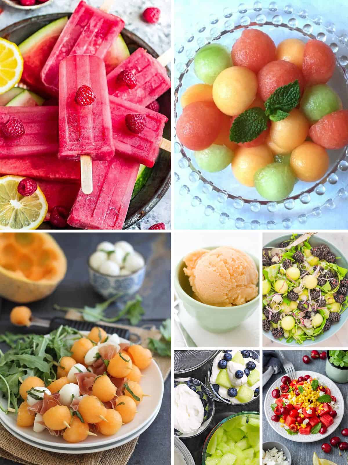 A collection of melon recipes for summer.