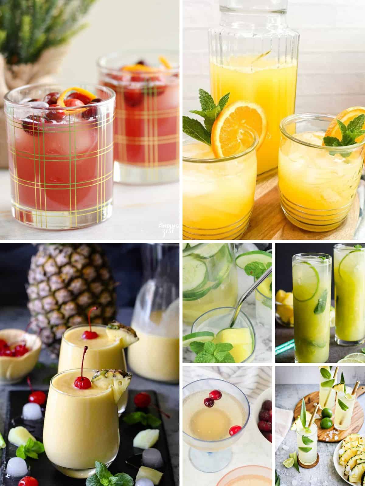 7 non-alcoholic pineapple beverages.