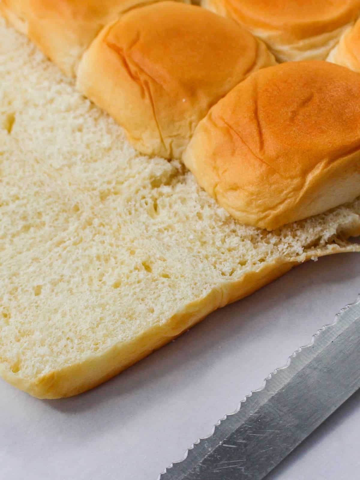 Sliced Hawaiian Rolls.