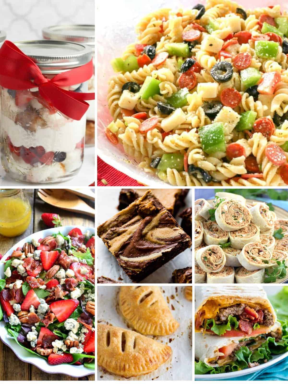Various recipes to take on a summer picnic.