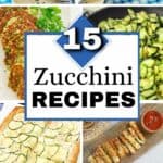 Pinterest photo for Zucchini Recipes collection,