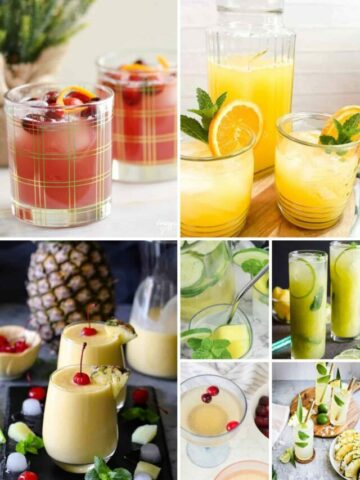 7 non-alcoholic pineapple beverages.