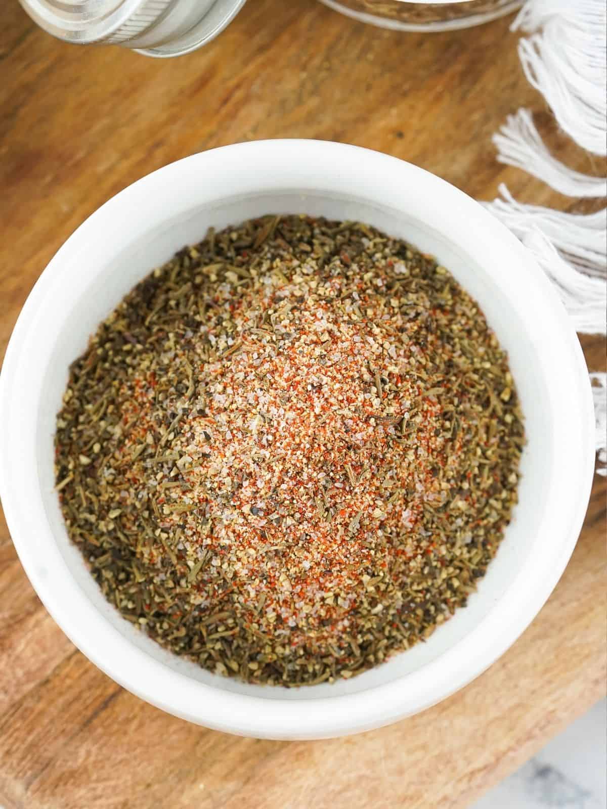 Steak Seasoning in small bowl.