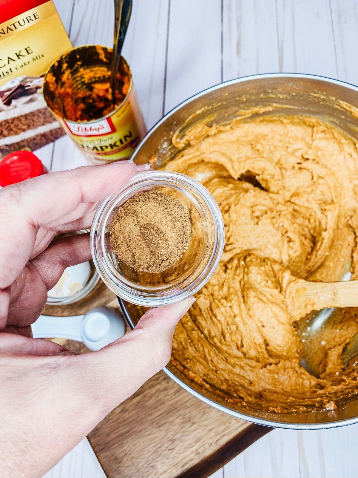 add pumpkin pie spice to cookie batter.