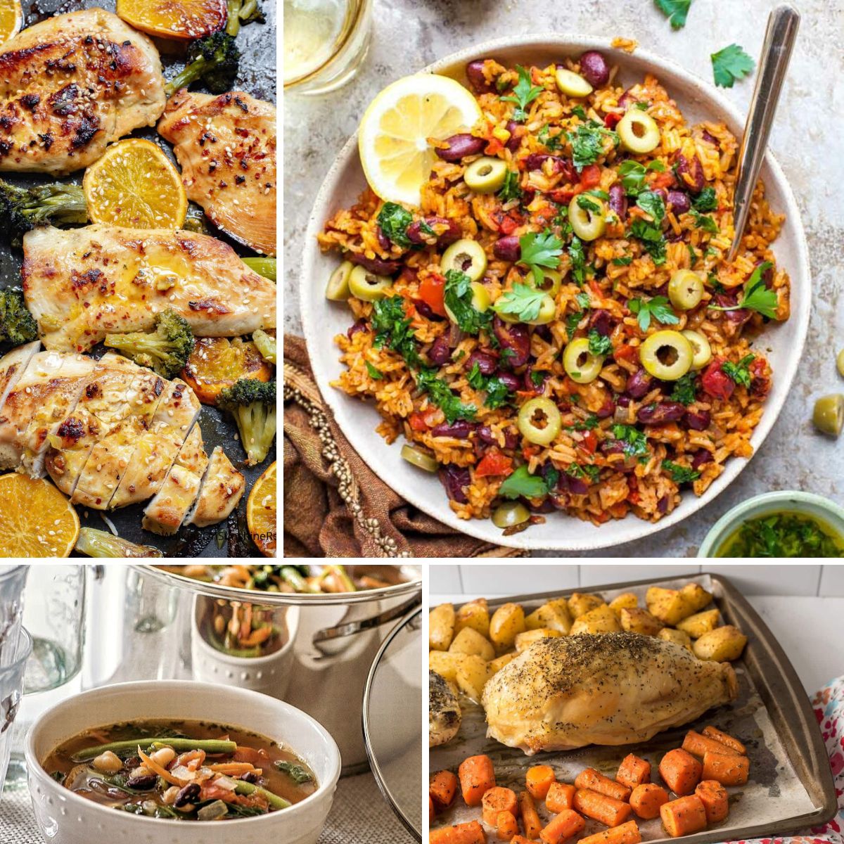 One Pot Meals Weekly Meal Plan | Walking on Sunshine Recipes