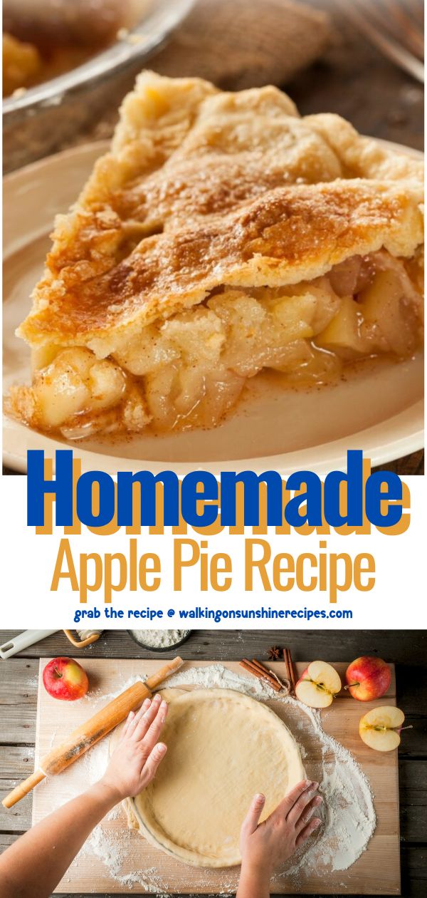 Homemade Apple Pie Recipe Pinterest.