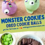 Pinterest Halloween Monster Cookie Oreo Balls.
