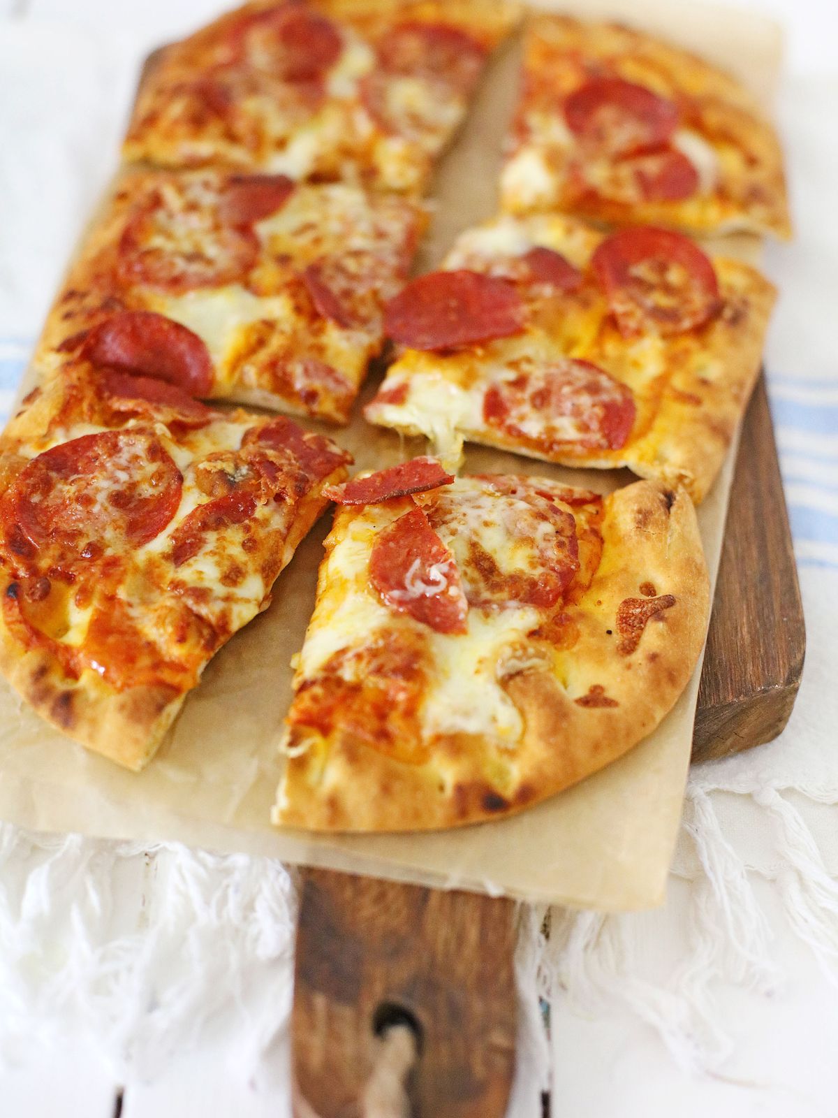 Naan Bread Pizza - Walking On Sunshine Recipes