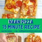 15 Minute Naan Pizza Recipe Pinterest.