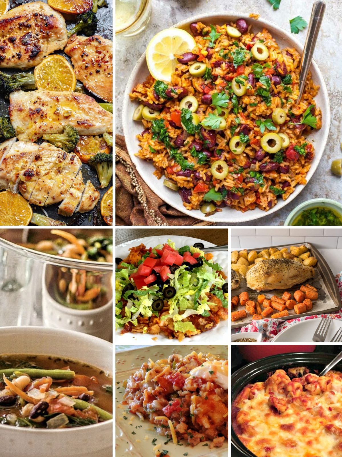 One Pot Meals Weekly Meal Plan | Walking on Sunshine Recipes