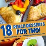 18 peach desserts made for two people Pinterest.