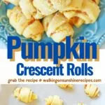 Crescent rolls filled with pumpkin puree Pinterest.