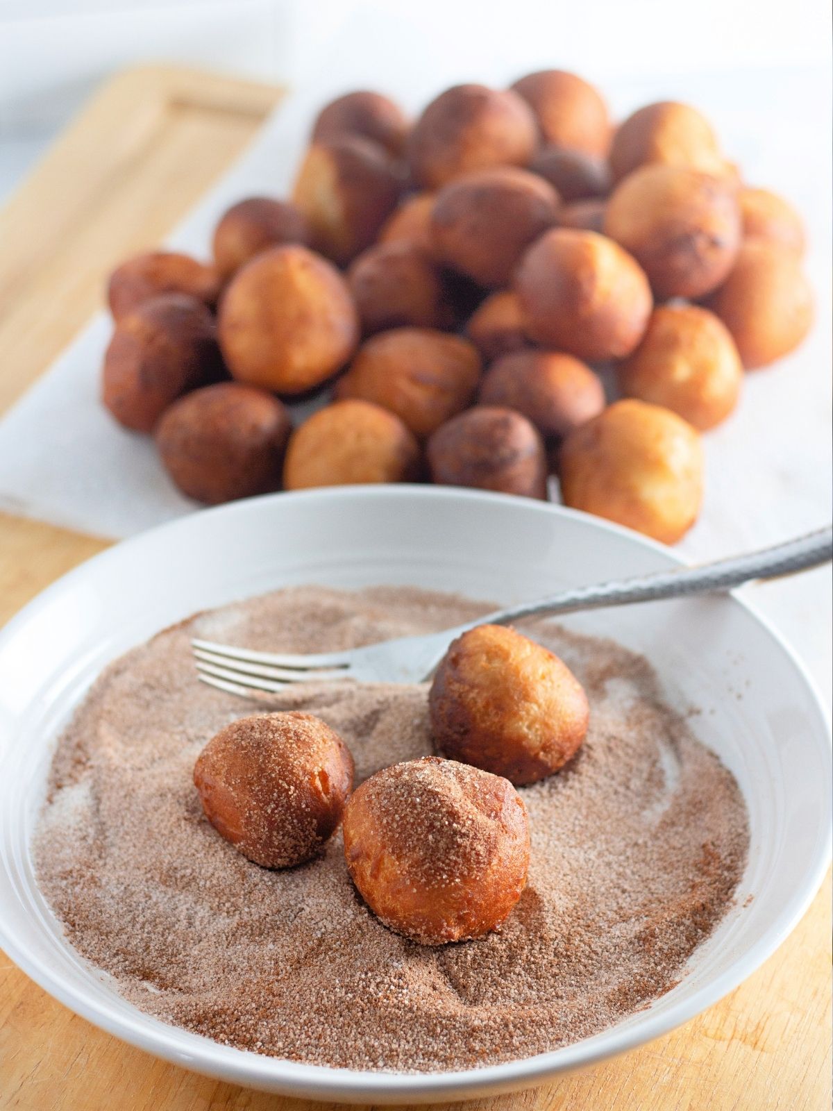 donut holes from biscuits.