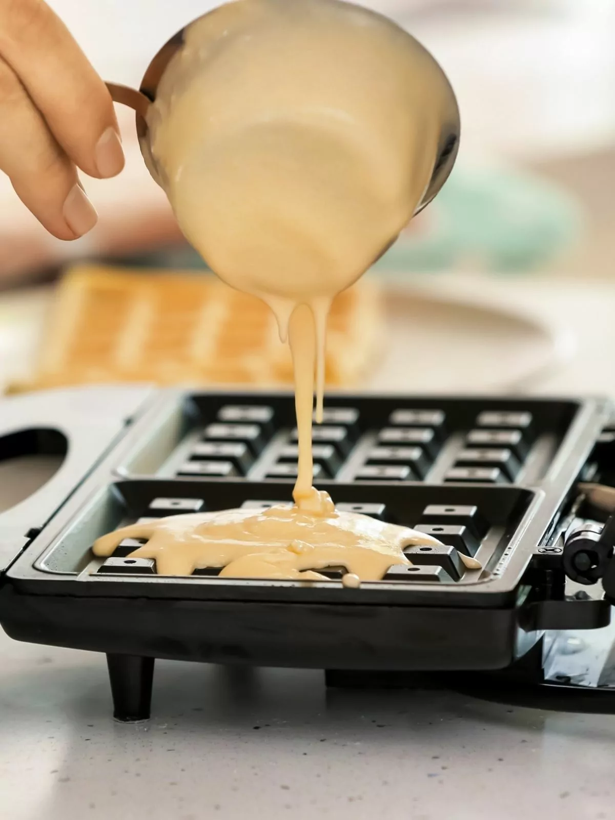 easy homemade waffle recipe.