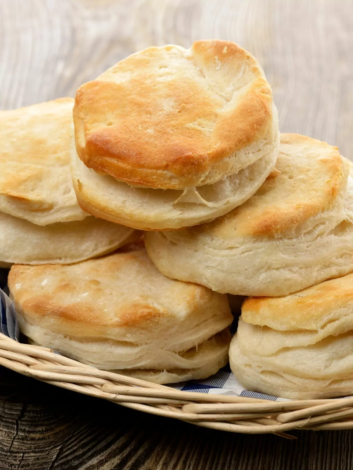 Baked biscuits on plate.