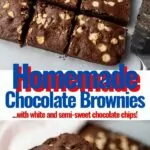 homemade chocolate brownies pinterest.