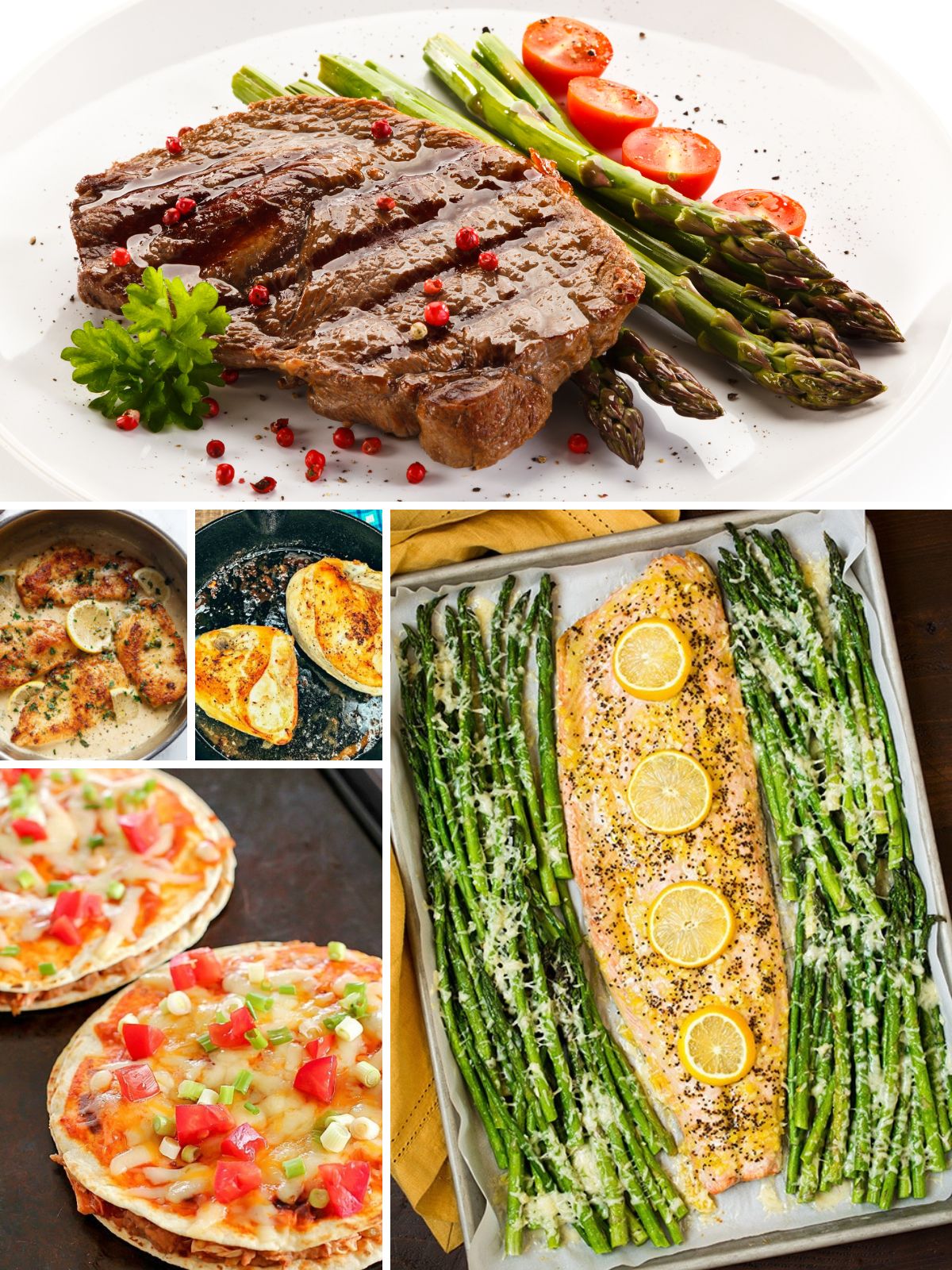 5 recipes for dinner this week.