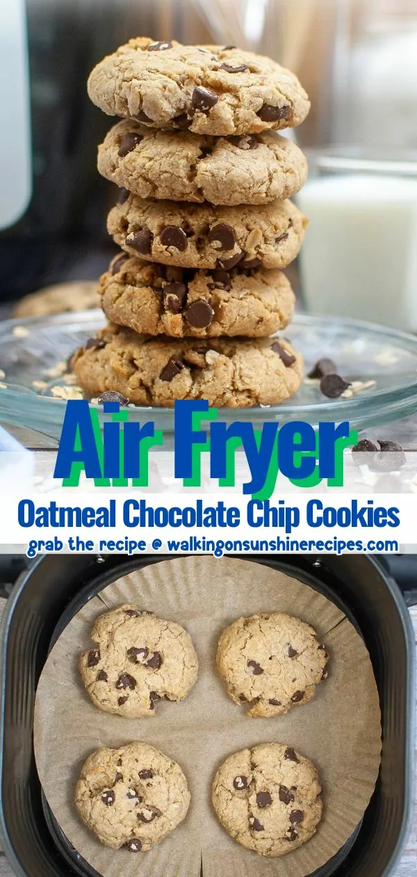 Air Fryer Oatmeal Chocolate Chip Cookies Pinterest.