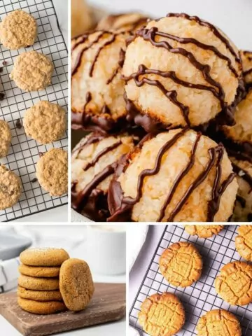 4 different Christmas cookie recipes for diabetics.