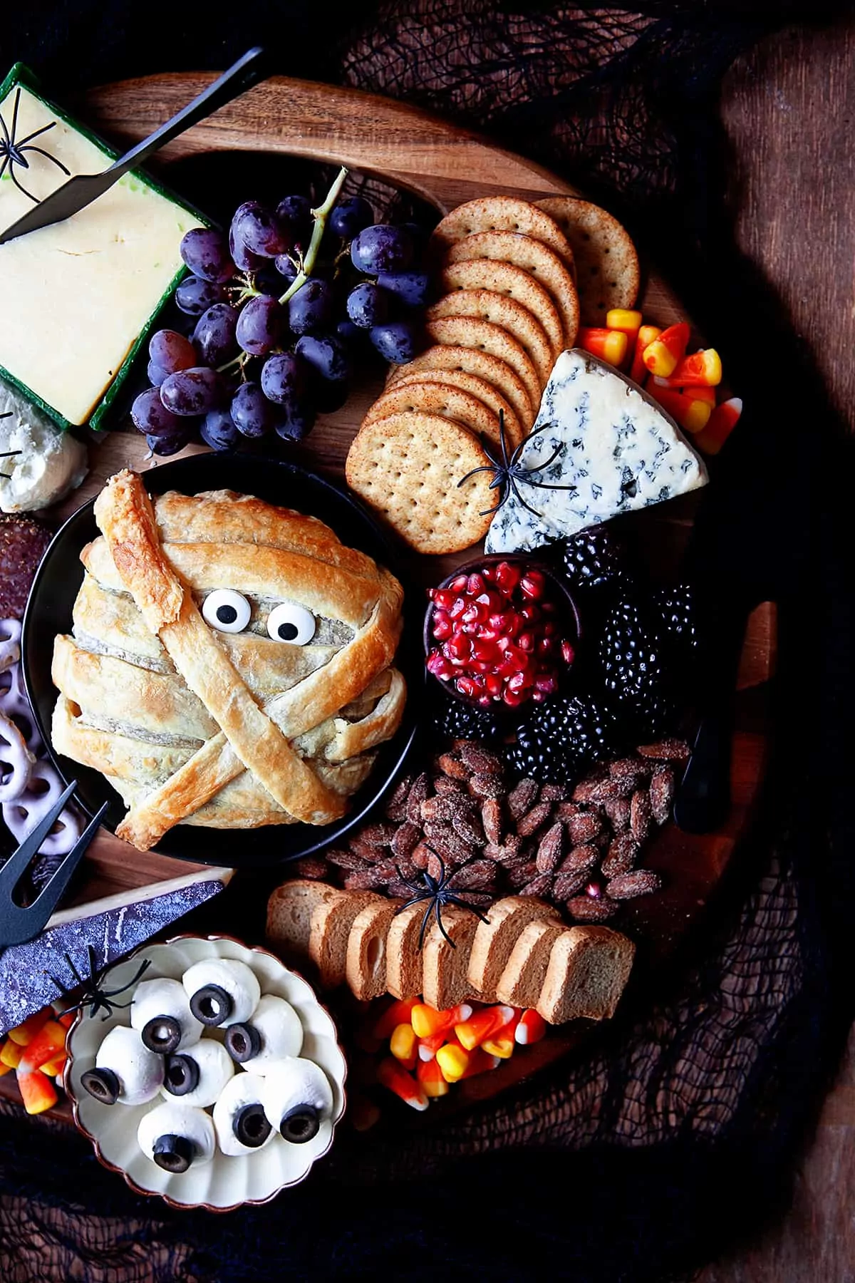 Halloween cheese board
