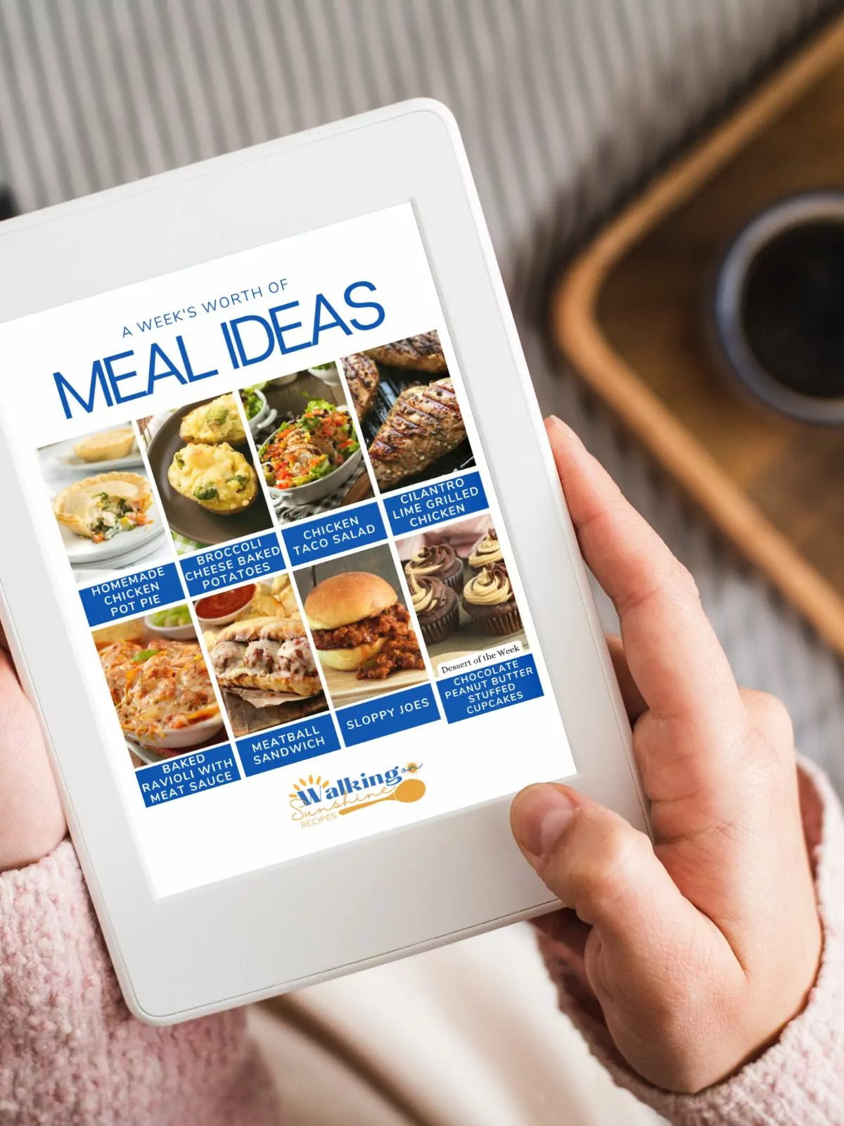 tablet with meal plan membership.