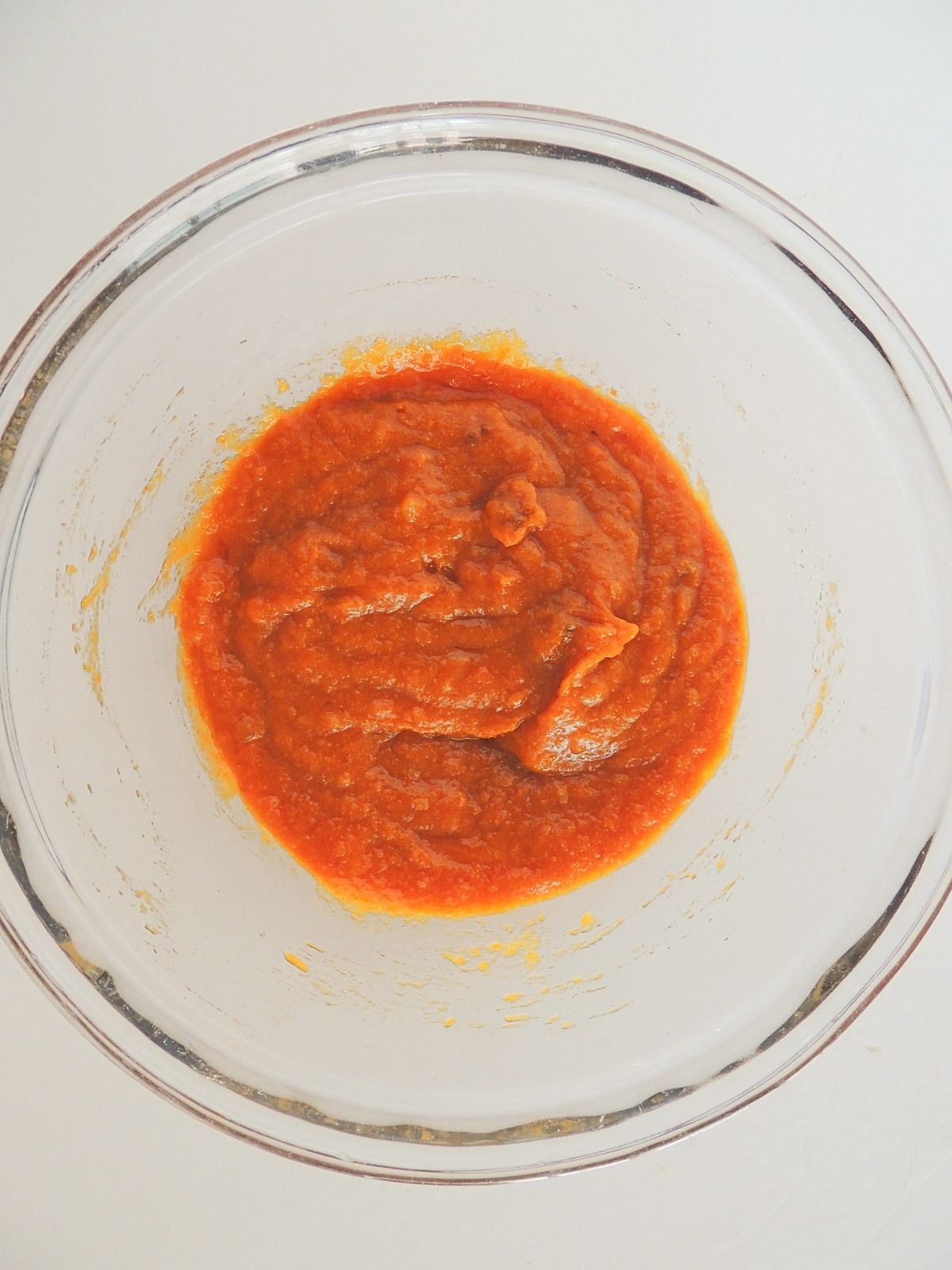 pumpkin mixture combined.