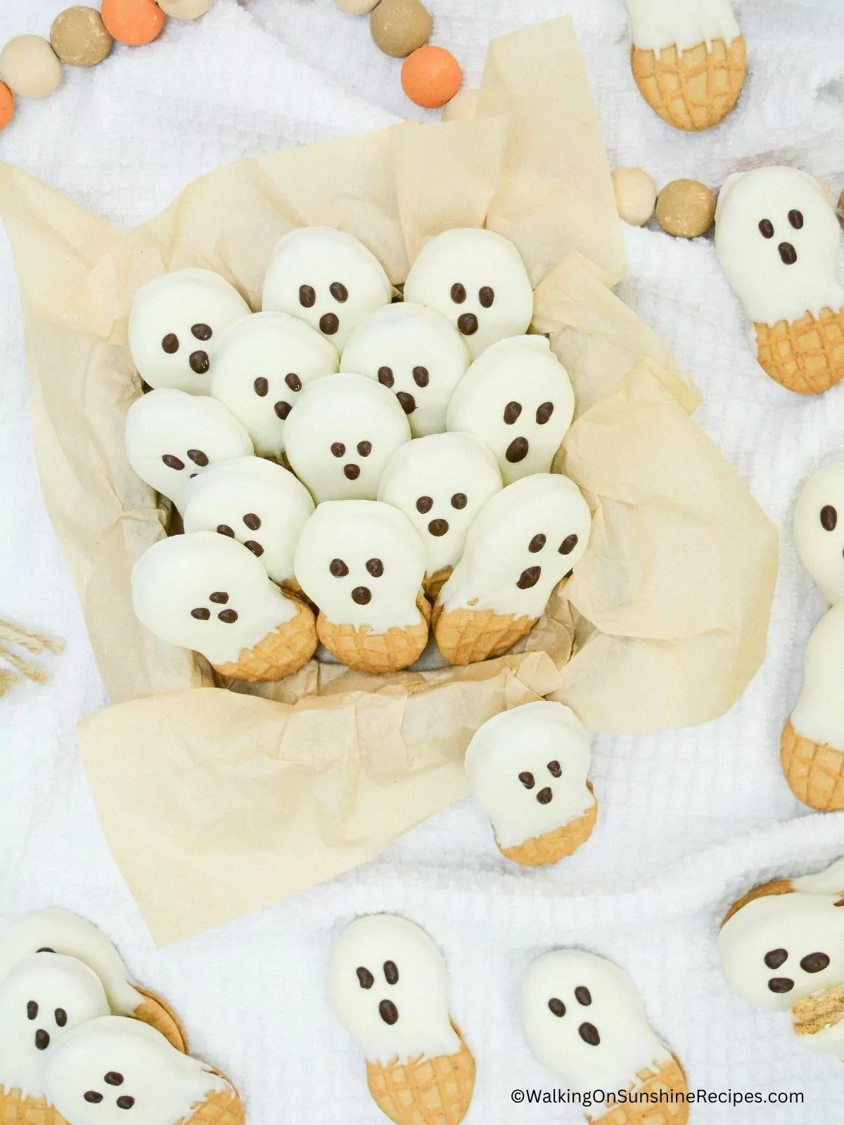 nutter butter Halloween cookies.