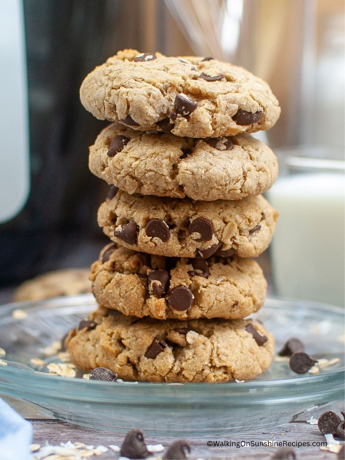 stacked cookies.