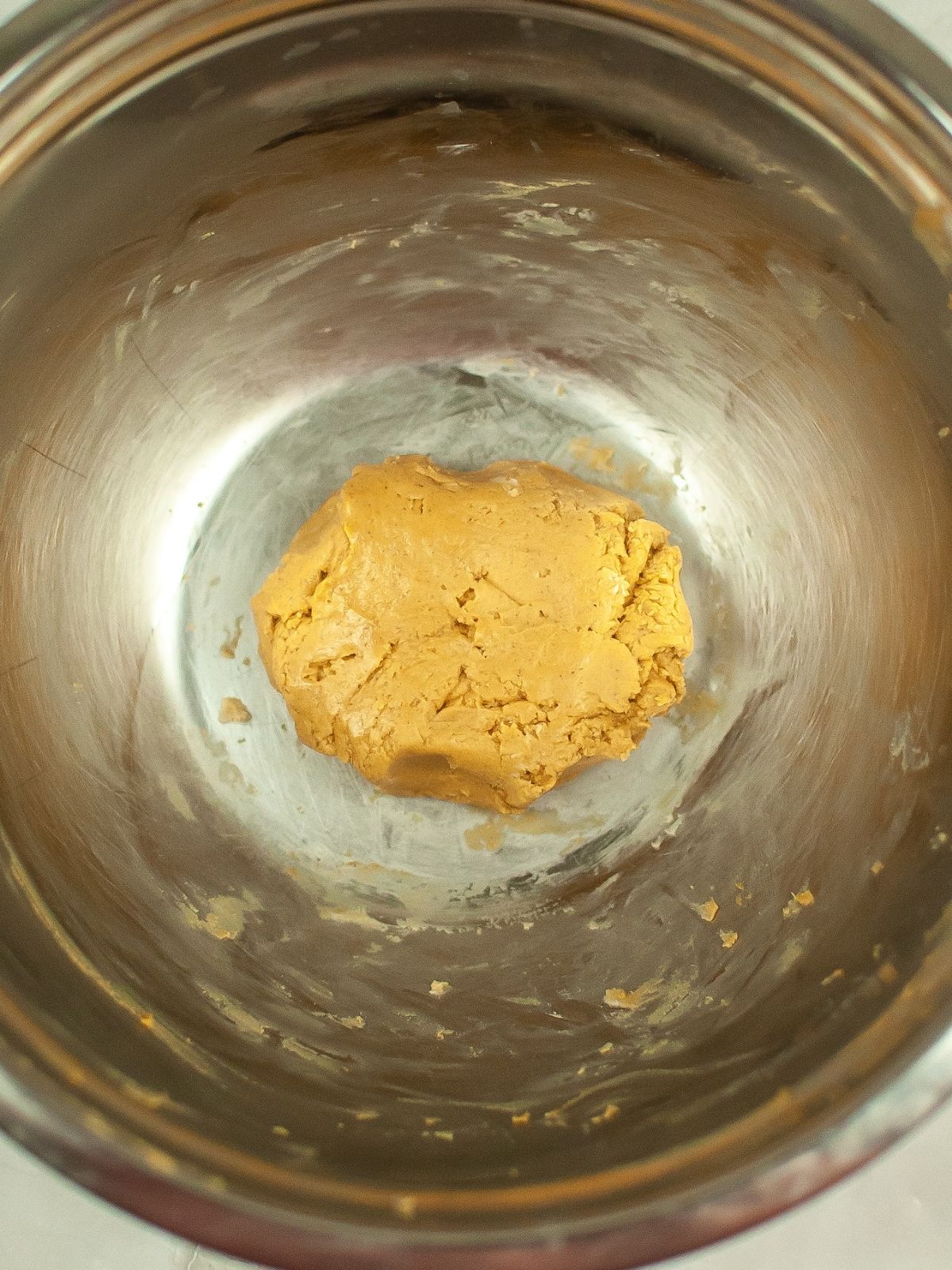 peanut butter filling combined in bowl.