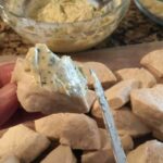 garlic cheese monkey bread using biscuits.
