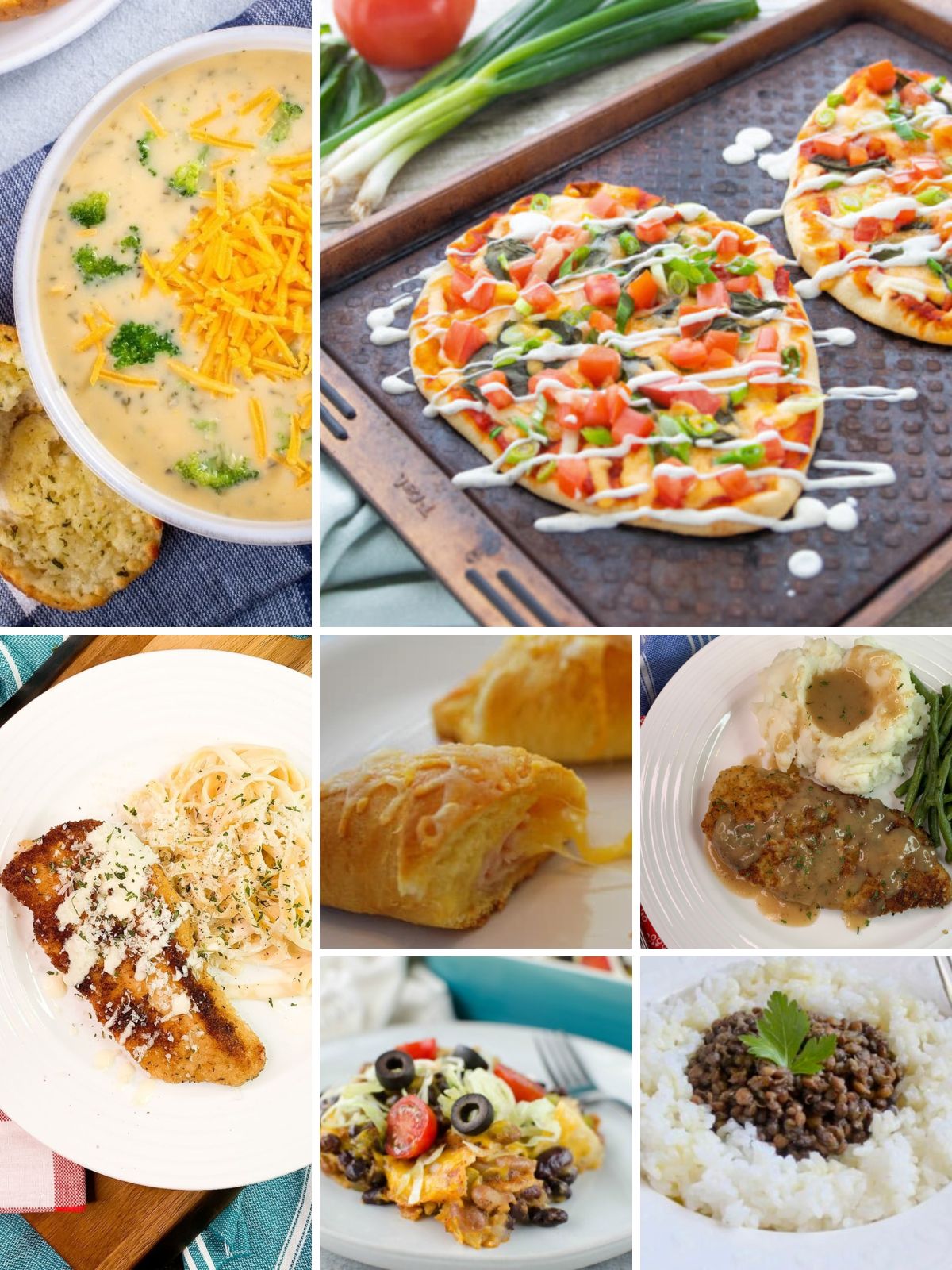 Seven recipes for a 30 minute meal plan.