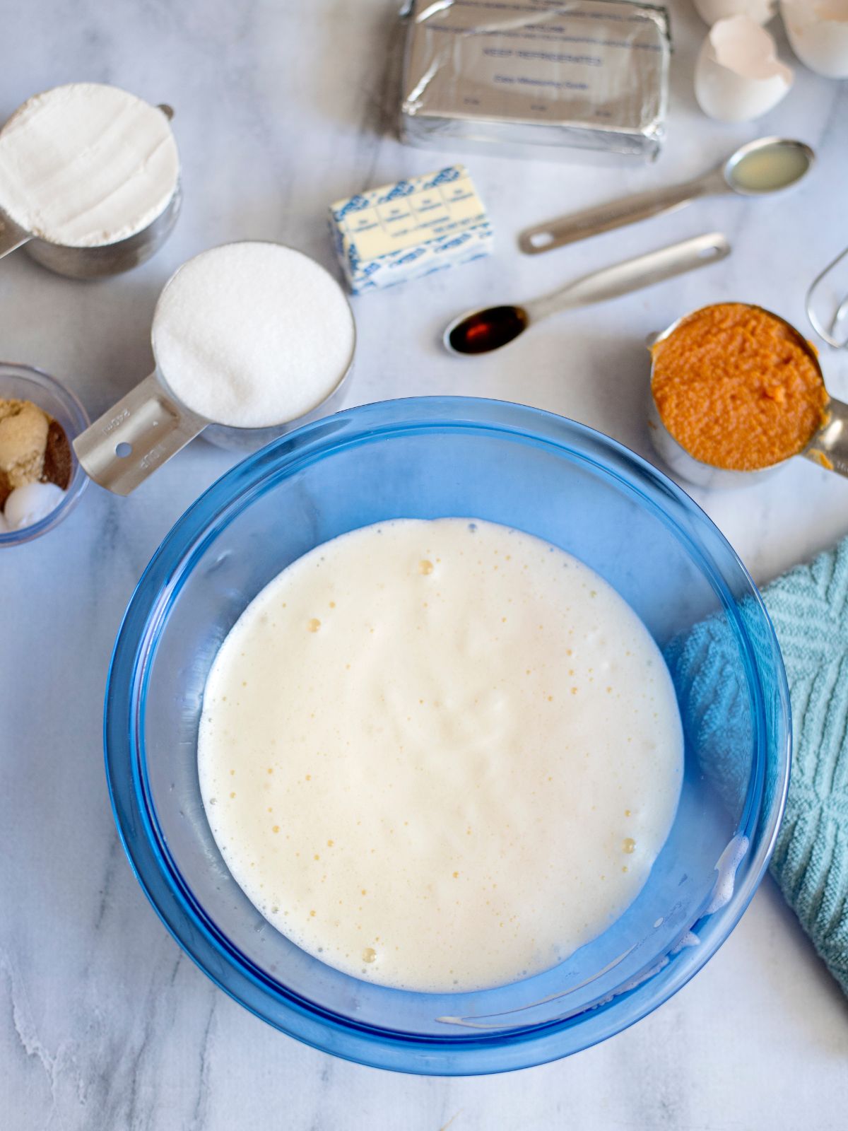 milk and eggs combined.
