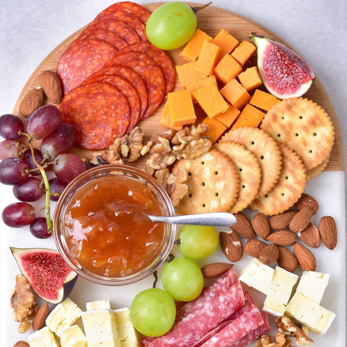 Featured Christmas Cheese Board.