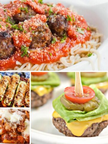no carb recipes with ground beef.