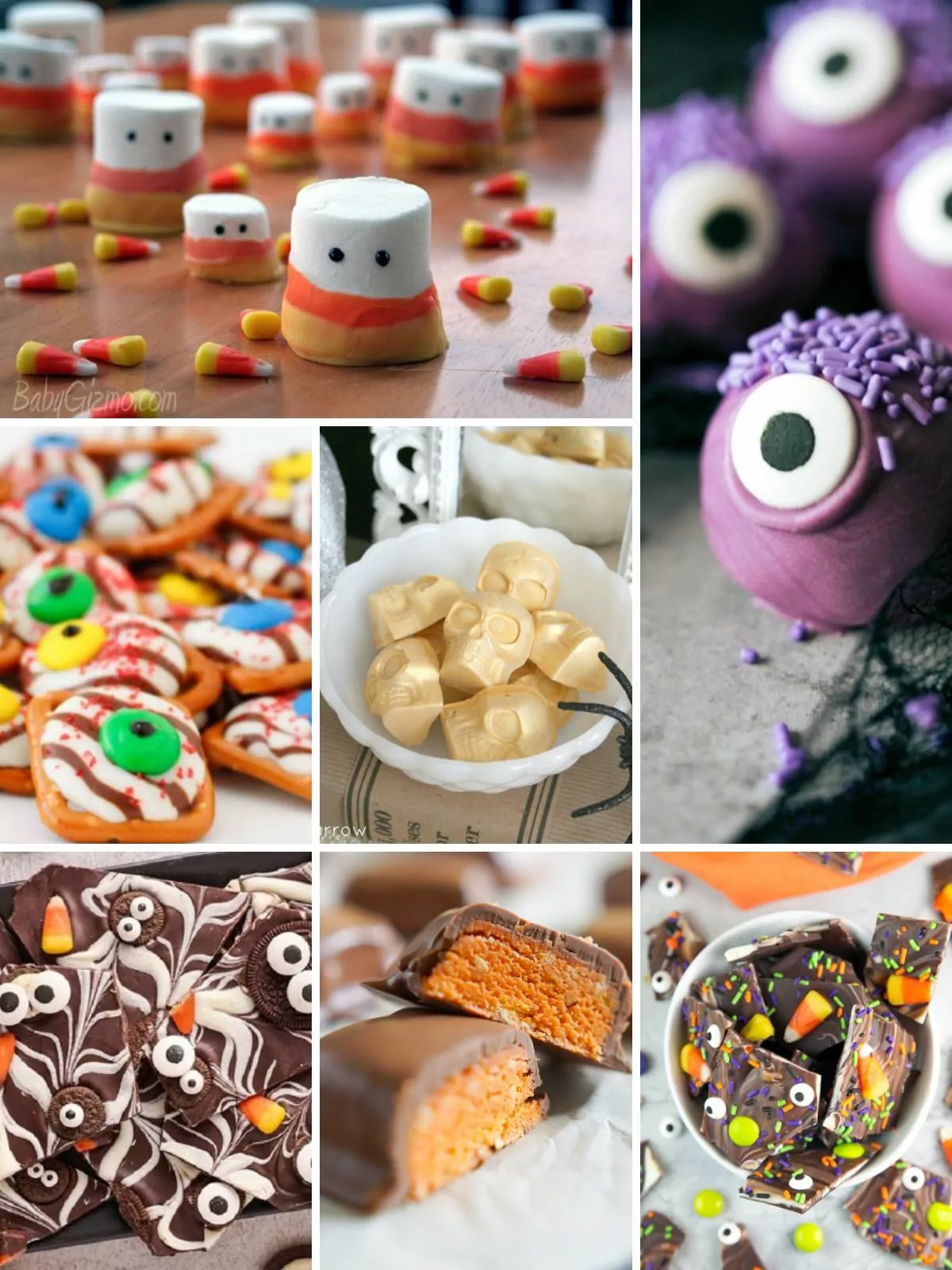 Collection of Halloween Candy Recipes.