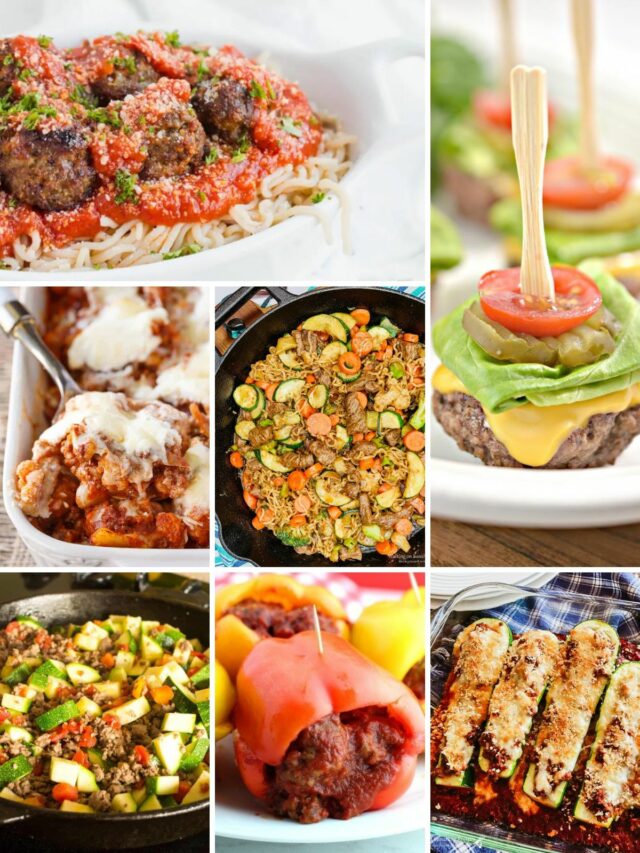 Low Carb Ground Beef Recipes | Walking on Sunshine