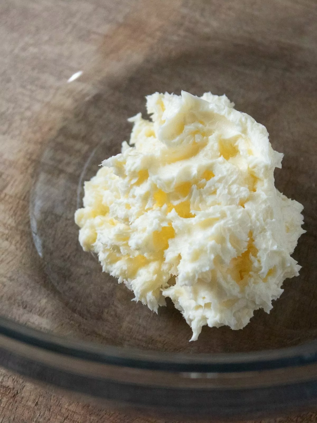 butter creamed in bowl.