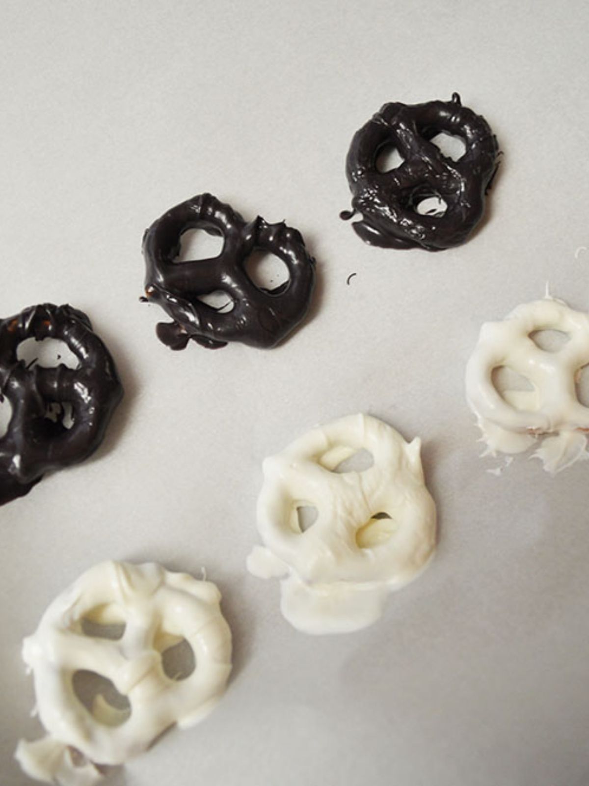 fresh dipped chocolate covered pretzel twists.