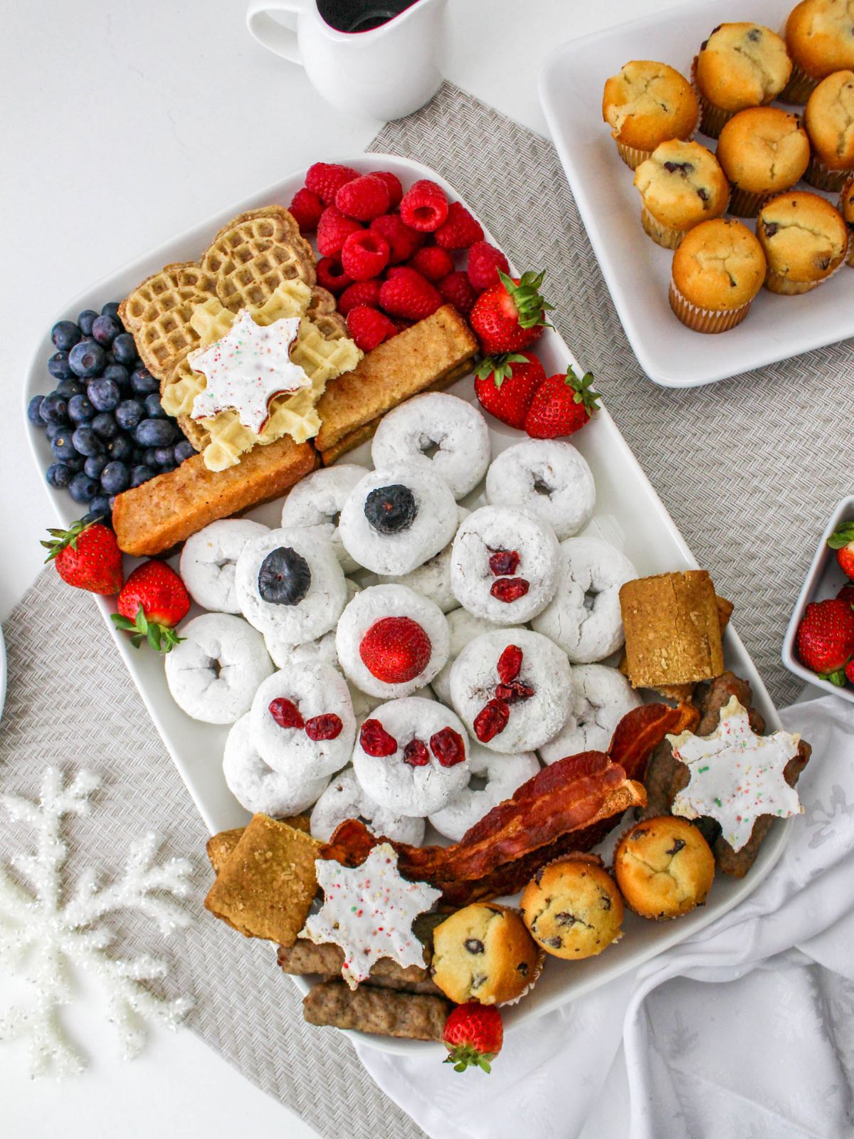 snowman charcturie magical Christmas Breakfast.