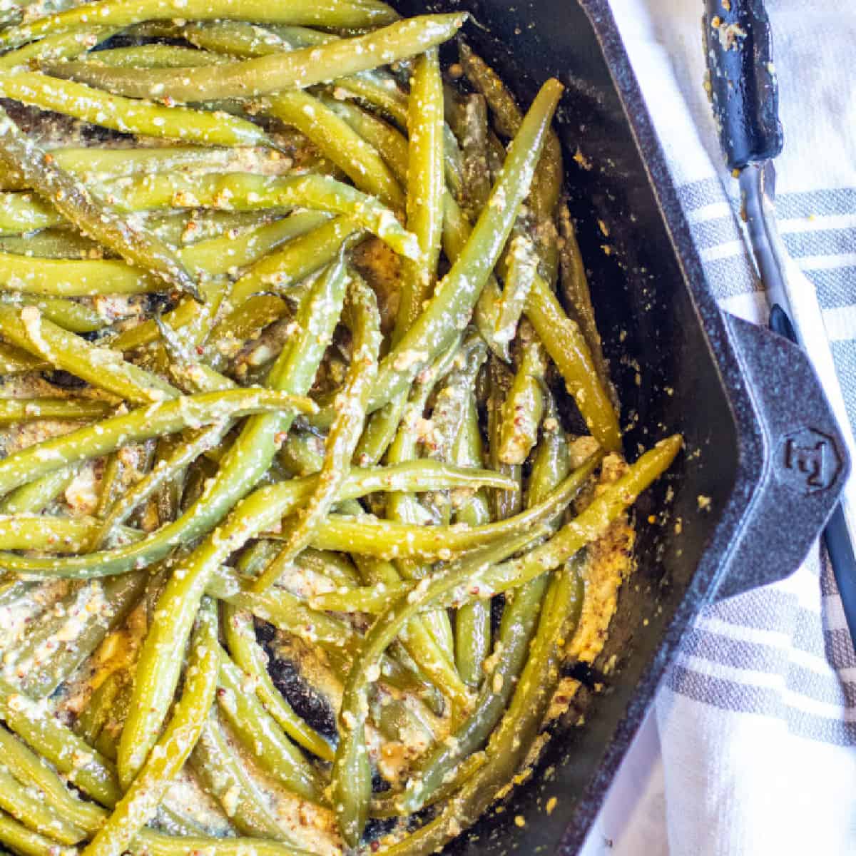 mustard green beans