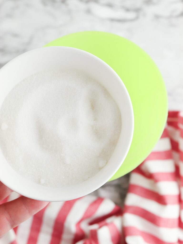 Add granulated sugar.
