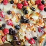 Berry Croissant Casserole.