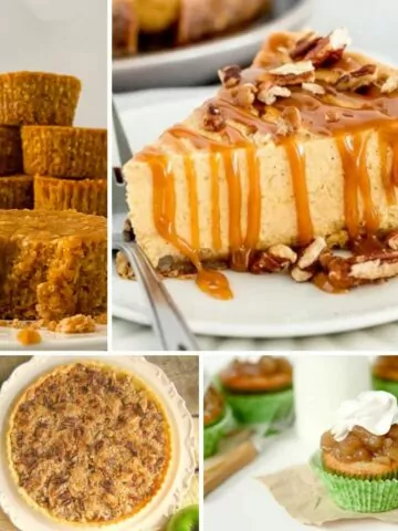 Desserts perfect for Thanksgiving.