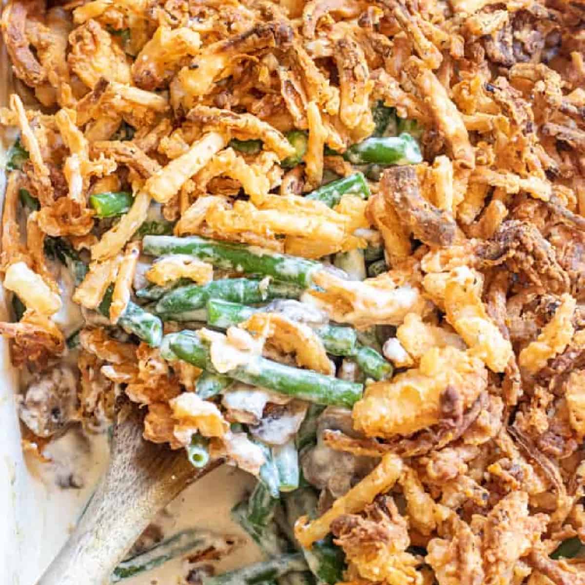 green bean casserole from scratch