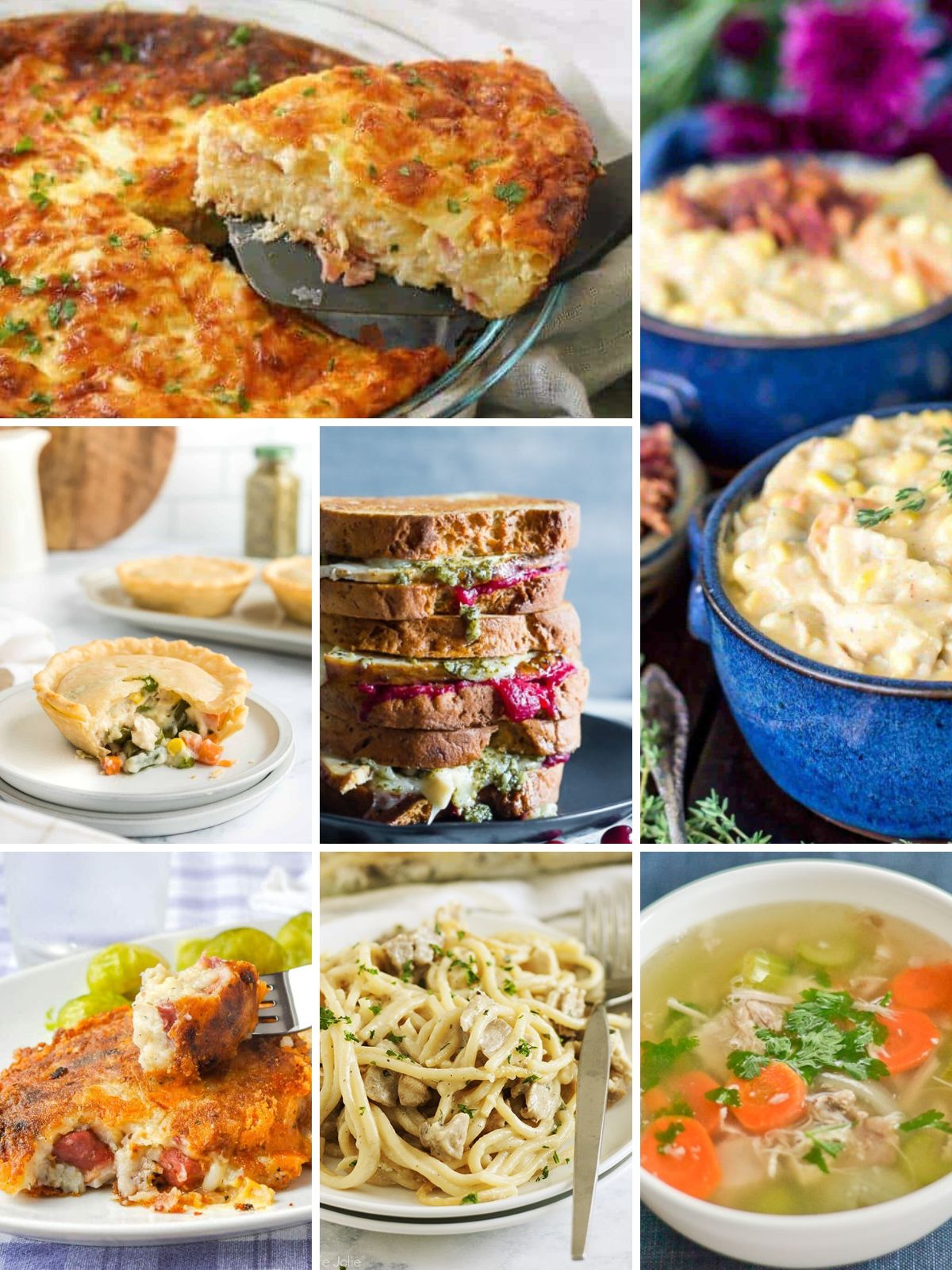 Holiday leftovers meal plan.