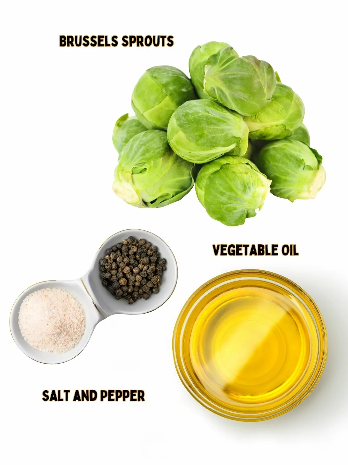 Ingredients for roasted vegetable.