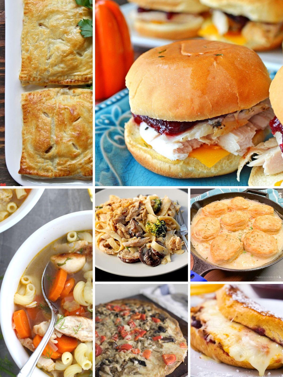 Leftover Turkey recipes.