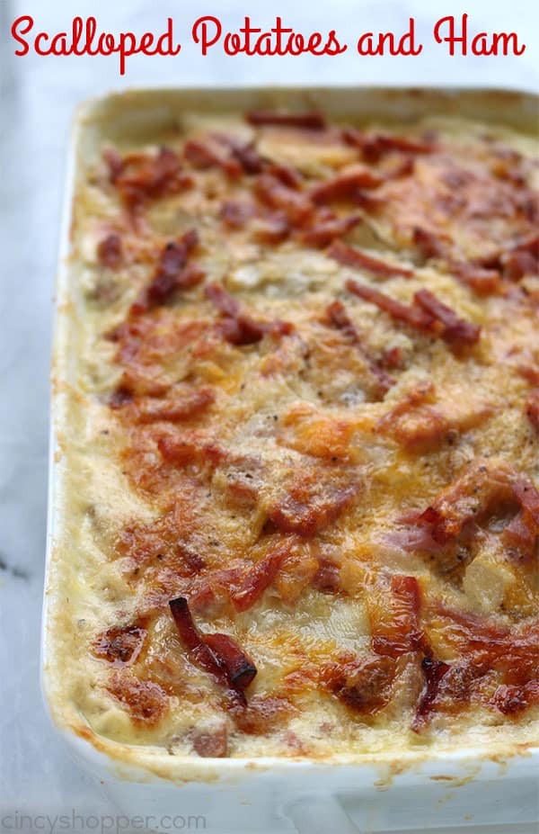 scalloped potatoes and ham